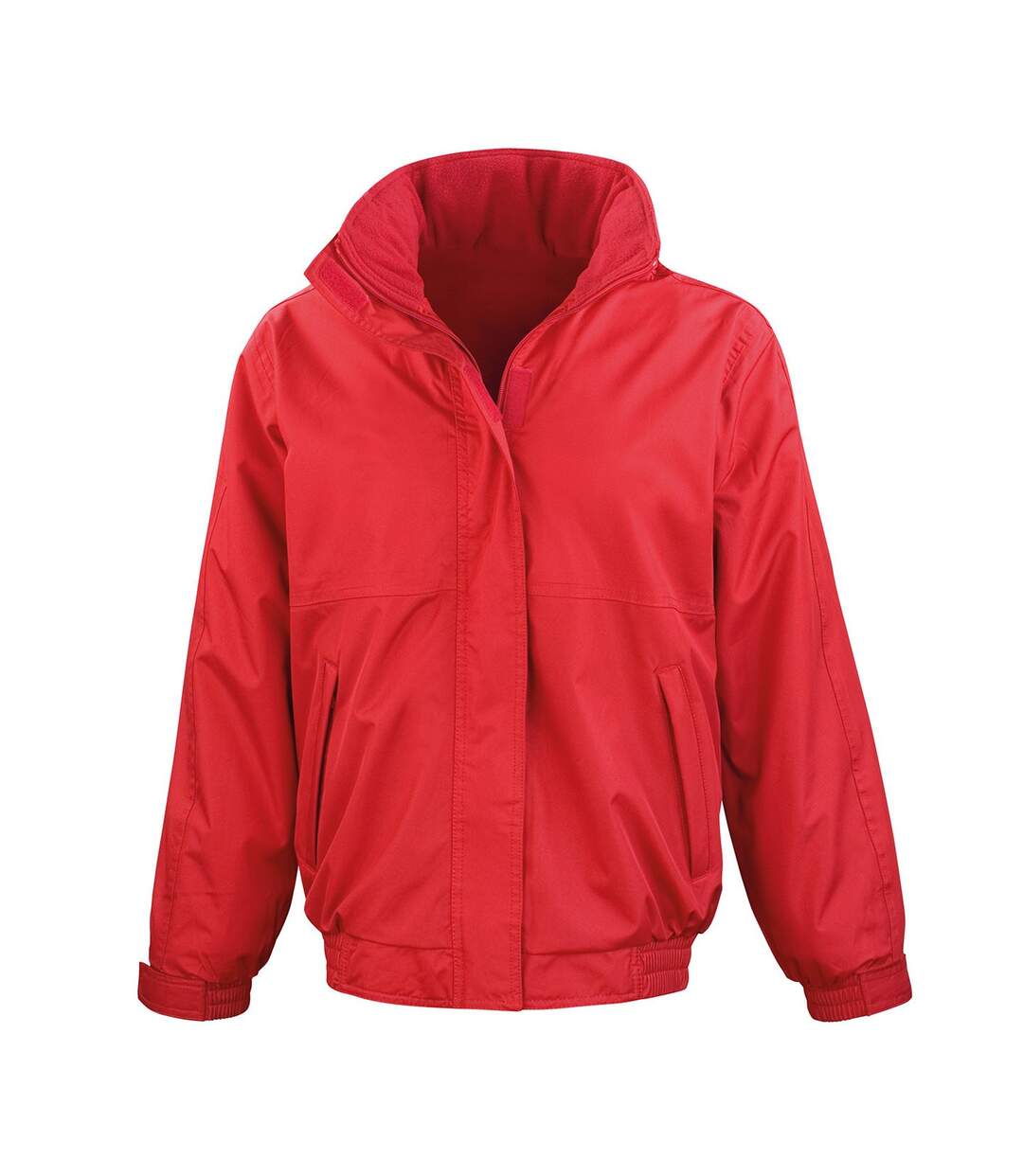 Womens/ladies Channel Blouson Jacket Red Result Core-1