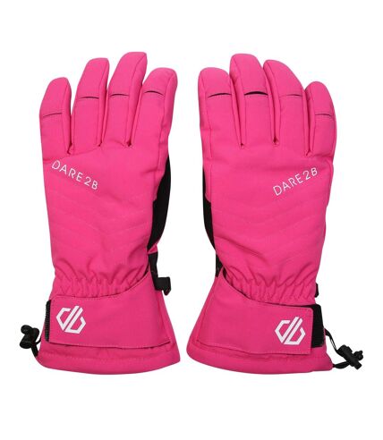 Dare 2B Womens/Ladies Charisma II Ski Gloves (Pure Pink) - UTRG7969