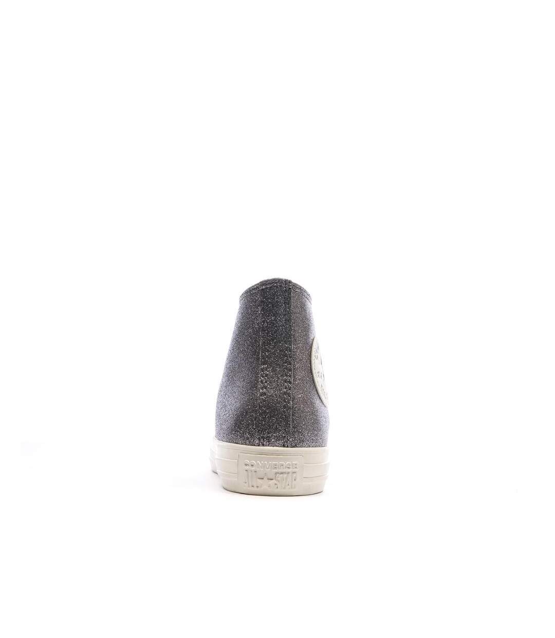 Baskets grises à paillettes femme converse chuck taylor all star-3
