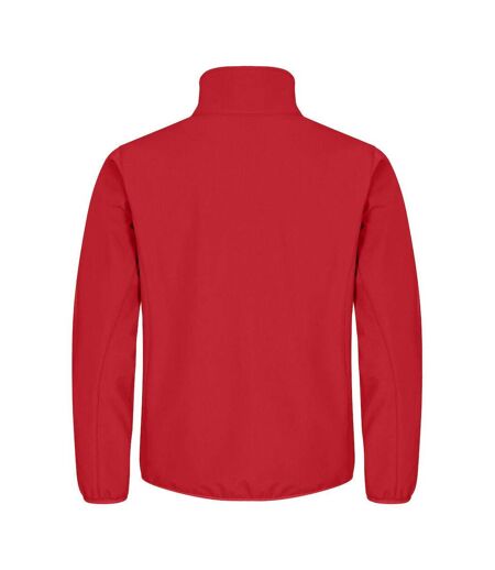 Veste Softshell Classic Homme Rouge Clique