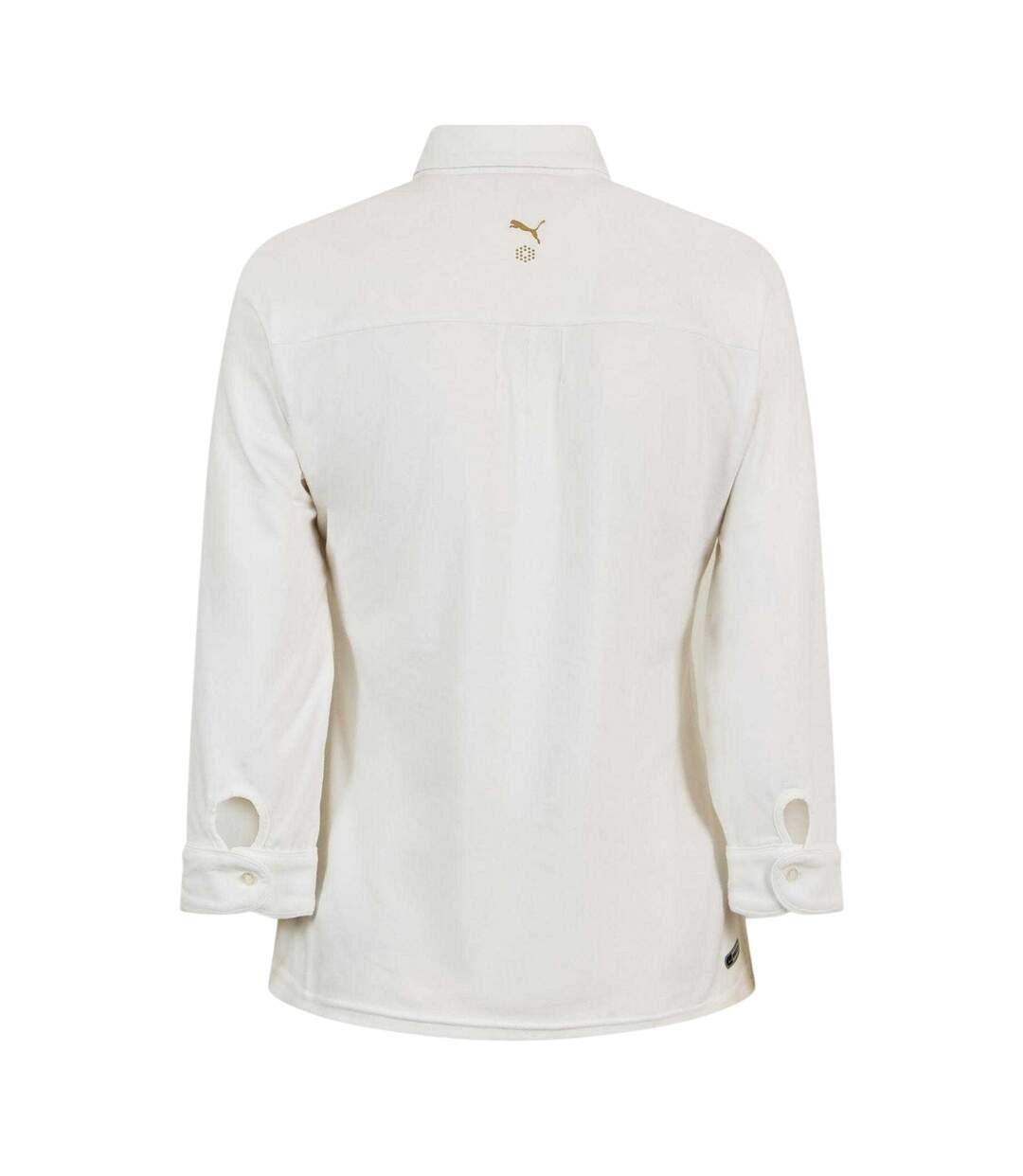Womens/ladies 3/4 Sleeve Golf Shirt White Puma-2