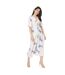 Womens/ladies Floral Front Tie Midi Dress Ivory Dorothy Perkins-1