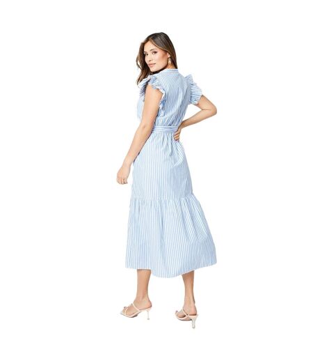 Robe mi-longue femme bleu Principles