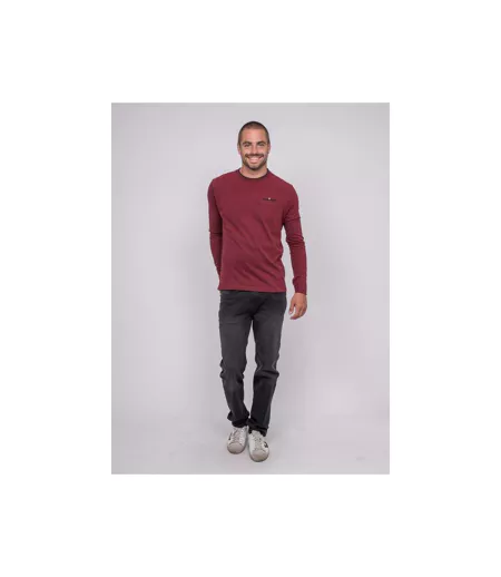 T-shirt manches longues pur coton JUSTONI