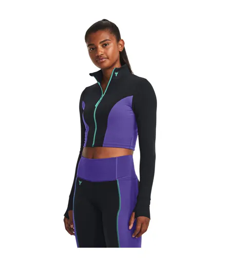 Veste Sport Project Rock Femme Violet Noir Under Armour