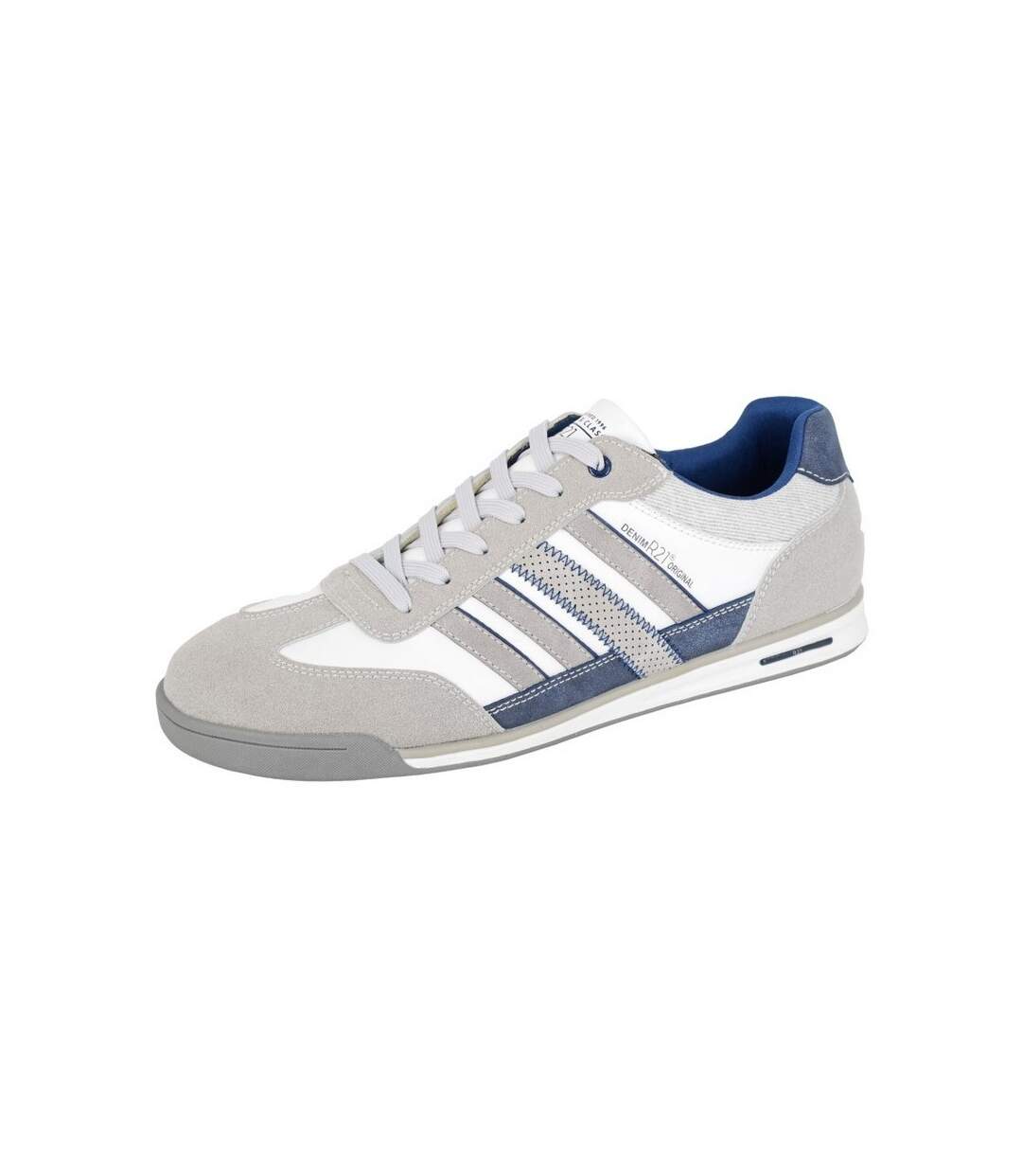Mens Contrast Trainers White R21-1