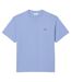 T-shirt Motif/style Logo Brodé Homme Bleu Delft Lacoste-2