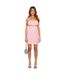 Robe Courte Femme Rose Missy Empire-3