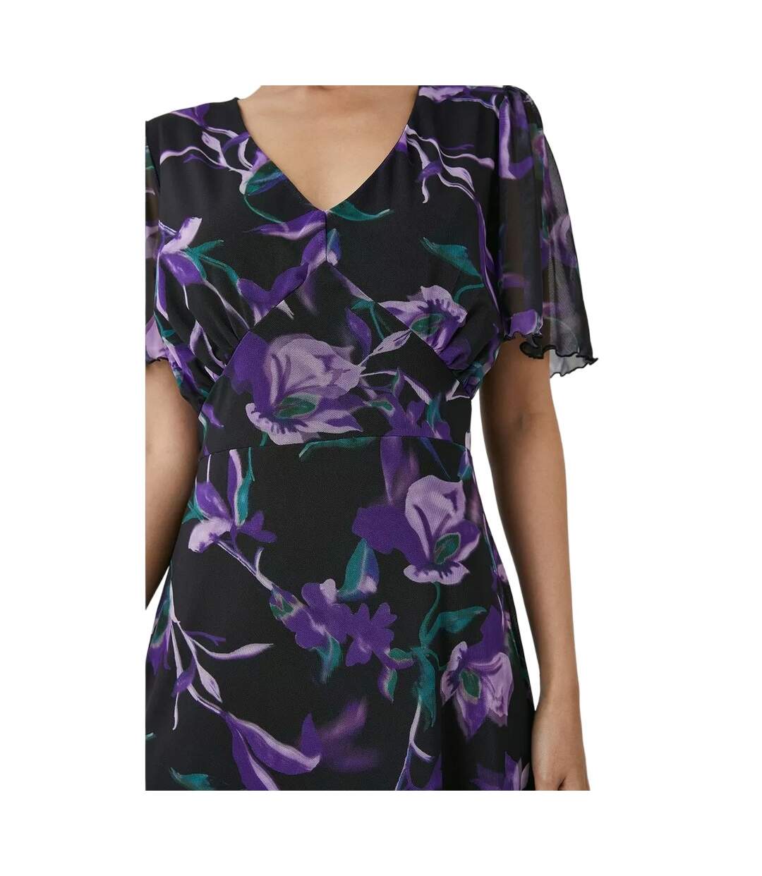 Robe mi-longue femme violet Principles-4