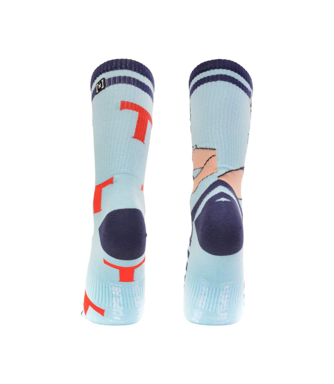 Paire de chaussettes dépareillées Mark Landers Olive et Tom Capslab-2