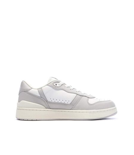 Baskets gris/blanc homme lacoste t-clip set 224