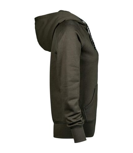 Tee Jays Womens/Ladies Full Zip Hooded Sweatshirt (Deep Green) - UTBC3320