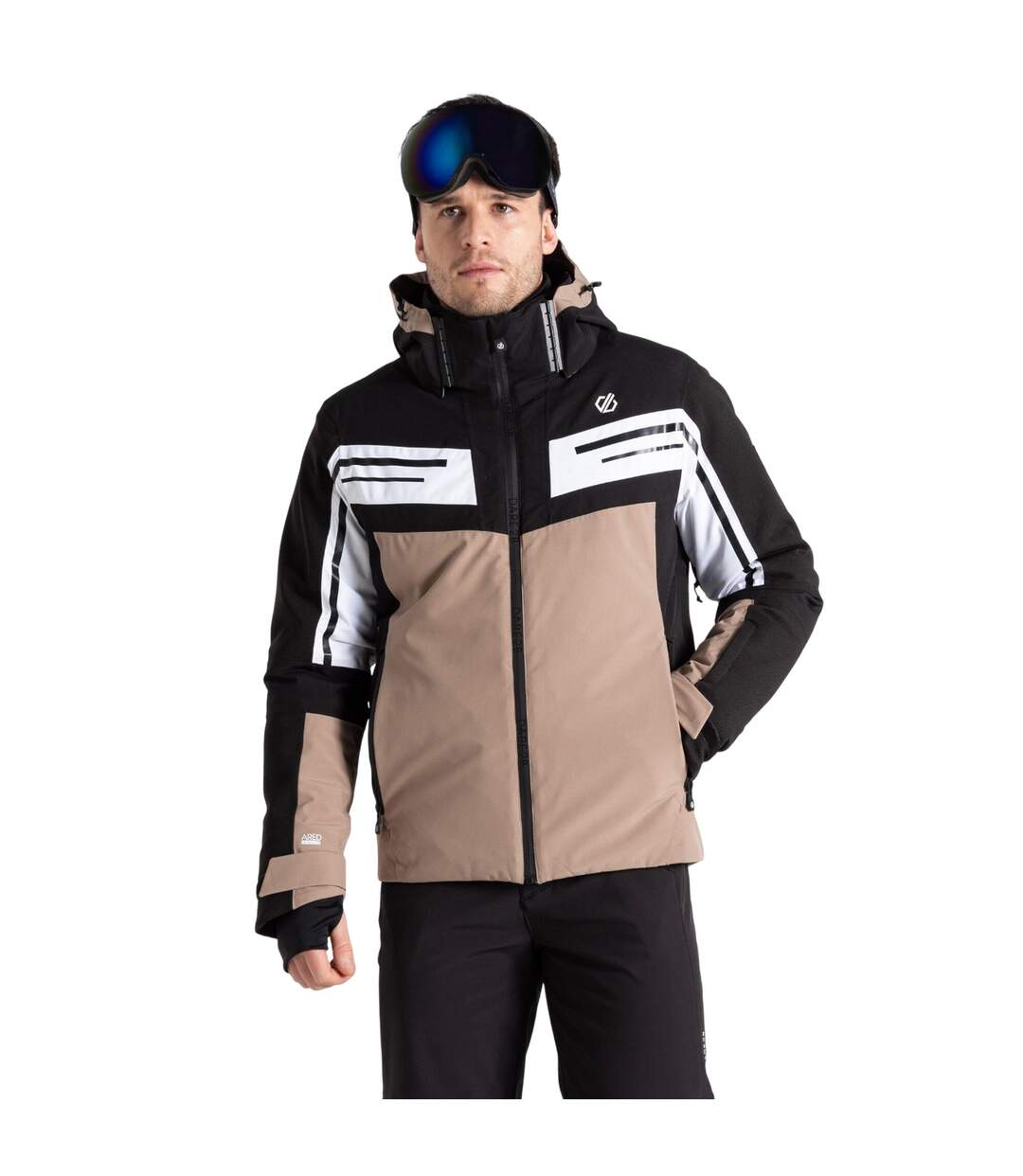 Mens Triple Ski Jacket Black White Dare 2B-1
