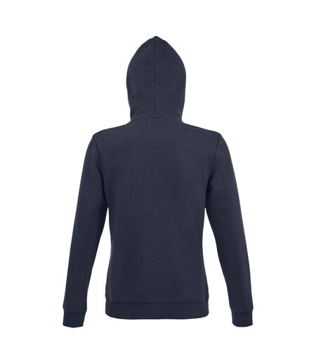 Veste À Capuche Spike Femme Bleu Marine Français SOLS