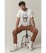 tshirt col rond avec tête de mort sur le devant GARLAND-3