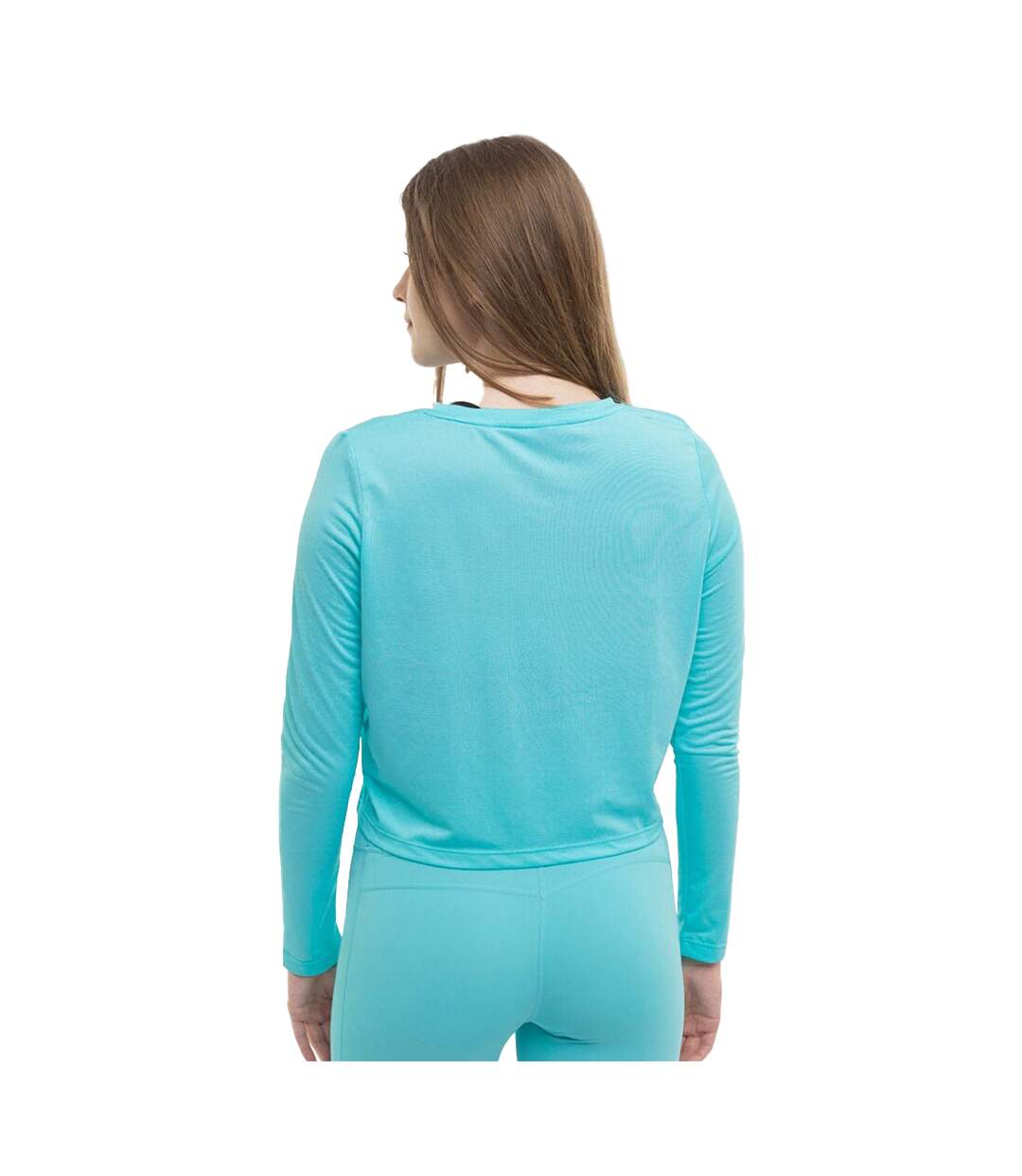 T-shirt Manches Longues F218 Femme Bleu 4F-2