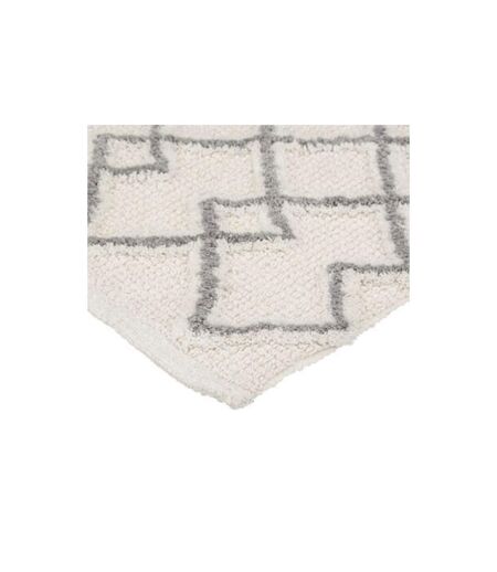 Tapis de Salle de Bain Ethnique 50x120cm Gris