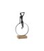 Statuette Déco Homme Anneau 40cm Noir-1