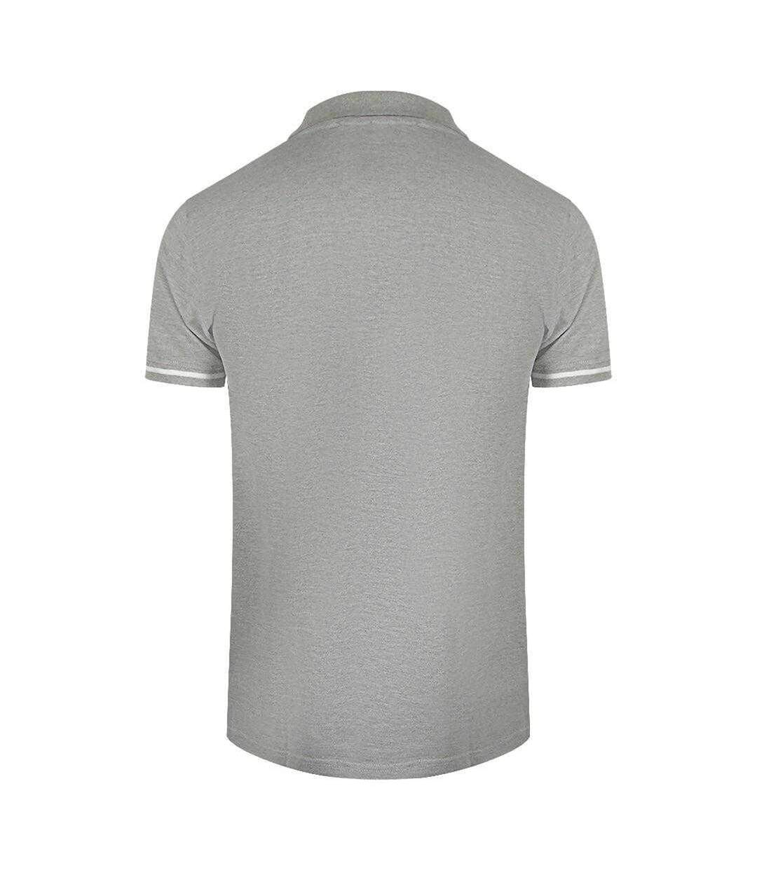 Polo Motif Fleurs Vives Adulte Gris Cavalli Class-2