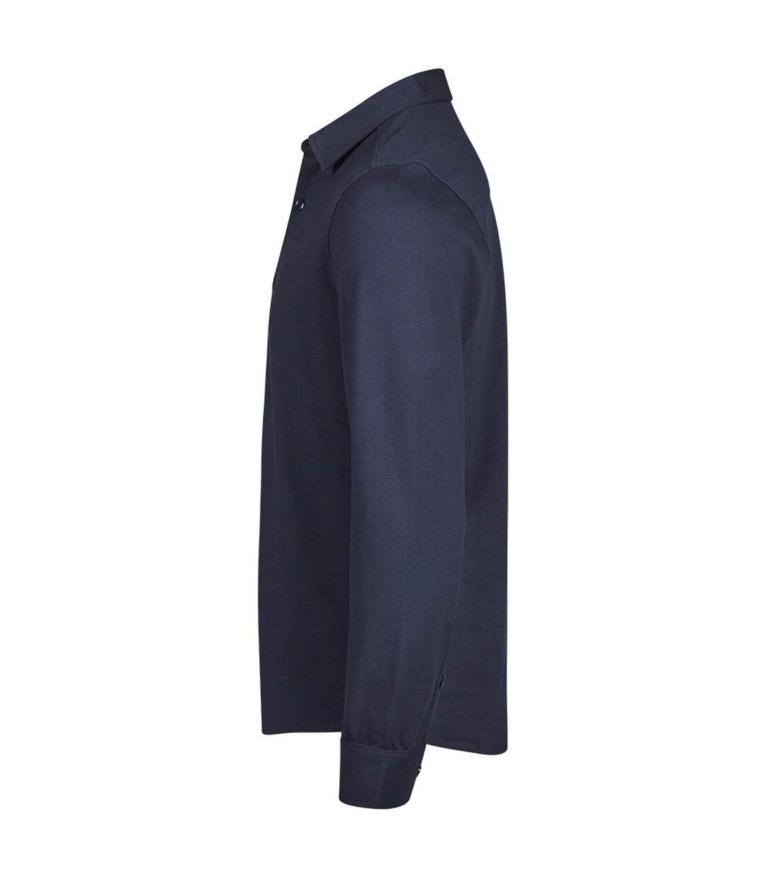 Chemise Manches Longues Luxury Homme Bleu Marine Tee Jays-4