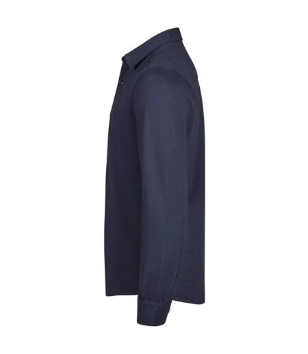 Chemise Manches Longues Luxury Homme Bleu Marine Tee Jays