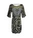 Robe Siberia Femme Marron Noir Inoa-2