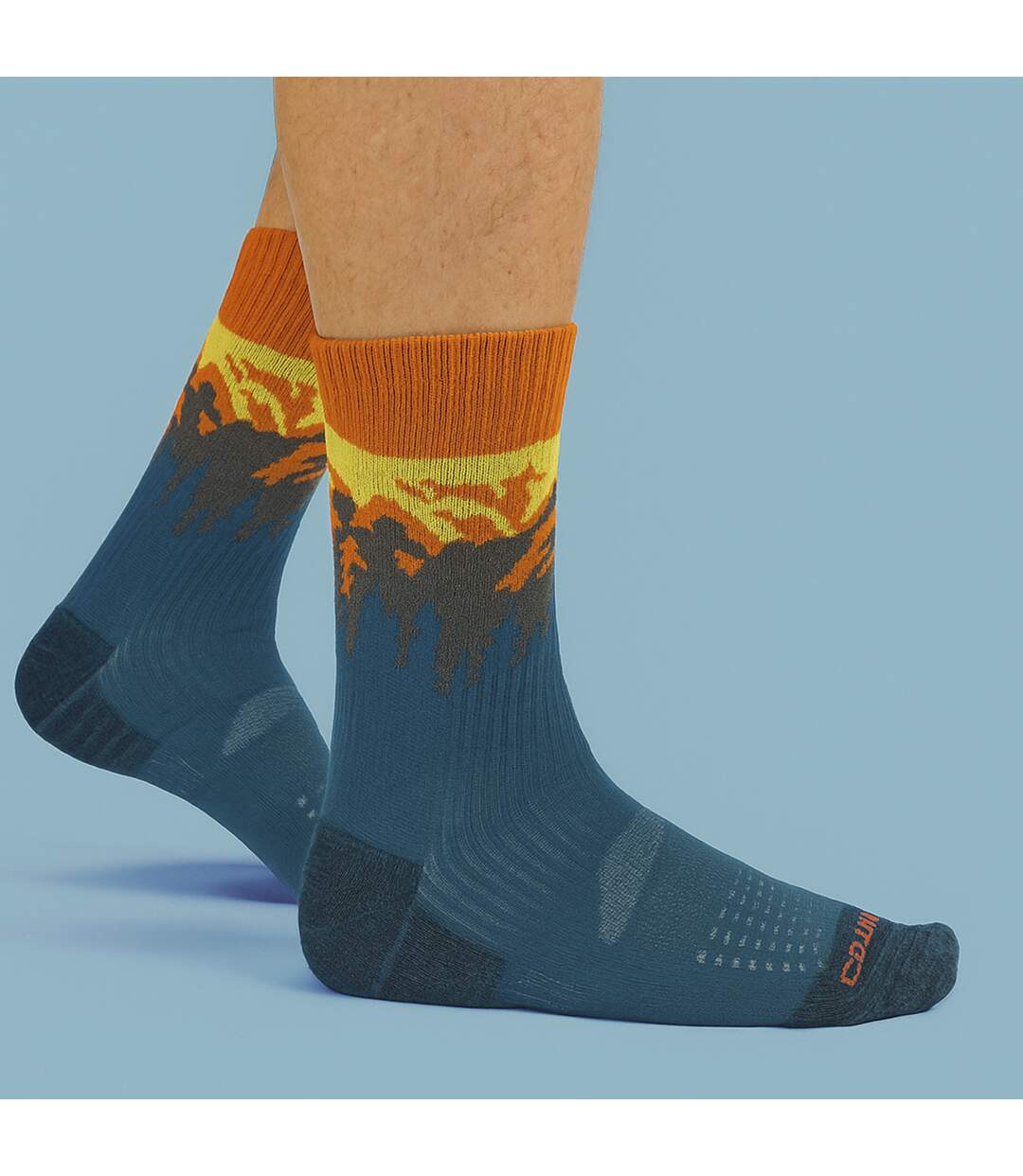 Comodo - Chaussettes Performance Homme Mérinos Mi-mollet Légères et Respirantes-5