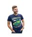 Unisex Adult The Cozy Town Of Hobbiton T-shirt Navy Blue The Hobbit-1