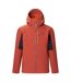 Mens Birchdale Ii Waterproof Jacket Burnt Henna Black Regatta-2