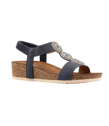 Sandales Cassidy Femme Bleu Marine Lunar
