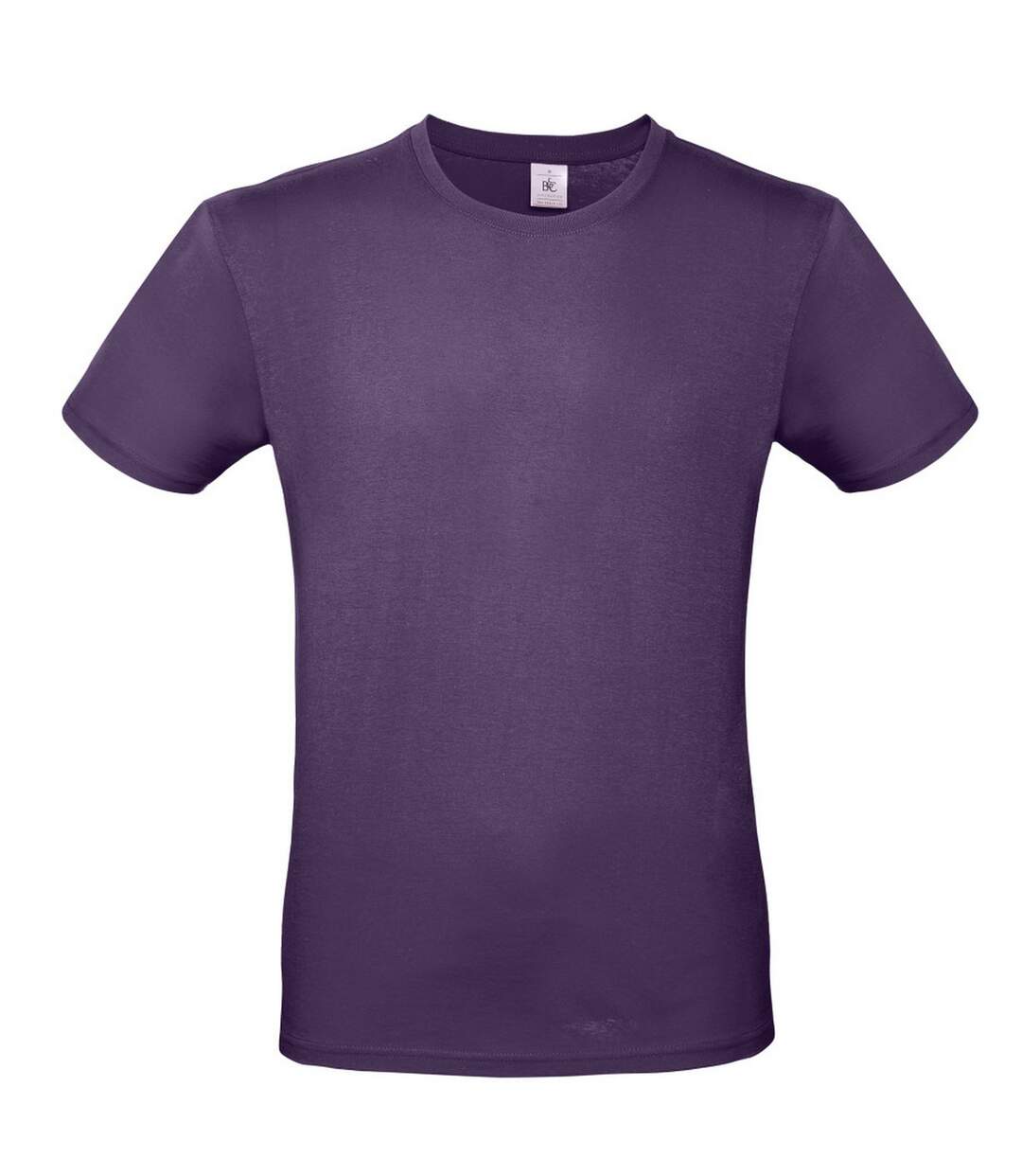 T-shirt manches courtes homme violet B&C