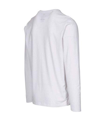 Trespass Mens Wrenburyton Long-Sleeved T-Shirt (White)