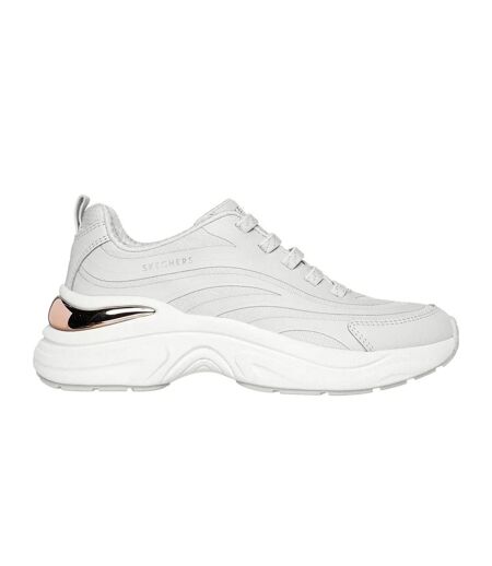 Womens/ladies Hazel Step N Flow Trainers White Skechers