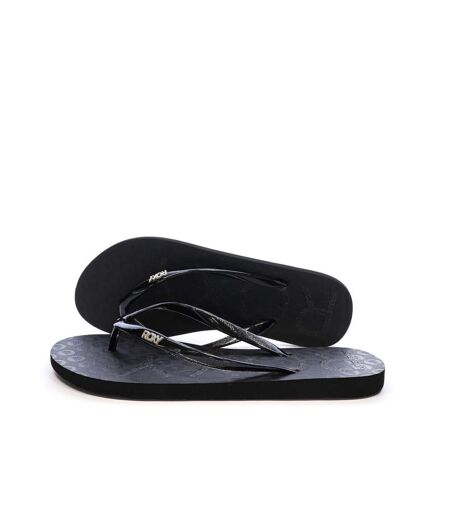 Tongs noir roxy viva sparkle - 36