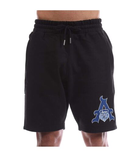 Mens Juniper Fleece Sweat Shorts Black Avirex