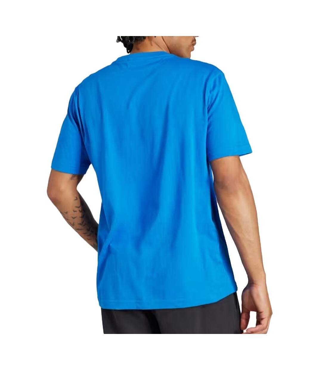 T-shirt Bleu Homme Adidas Trefoil - L-2