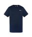 T-shirt brodé marine homme schott nyc-1