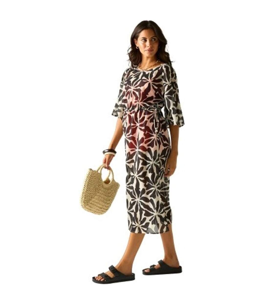 Womens/ladies Avorno Floral Dress Multicoloured Regatta-1