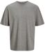 T-shirt oversize mc - JACK&JONES - Unisexe - JJ3911 - gris clair mélange