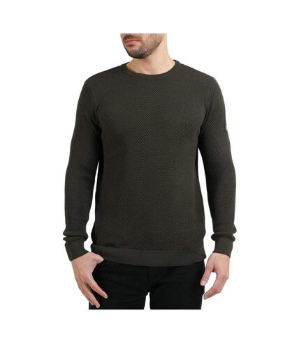 Bewley & Ritch Mens Reeler Knitted Sweatshirt (Khaki)