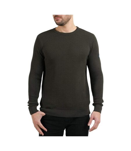 Bewley & Ritch Mens Reeler Knitted Sweatshirt (Khaki)