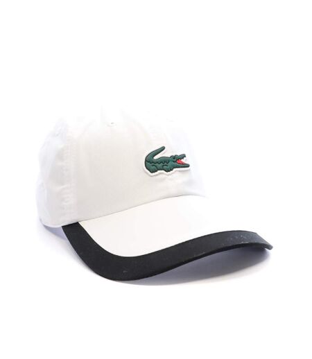 Casquette blanche mixte lacoste rk5398 - taille unique