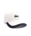 Casquette blanche mixte lacoste rk5398 - taille unique-2