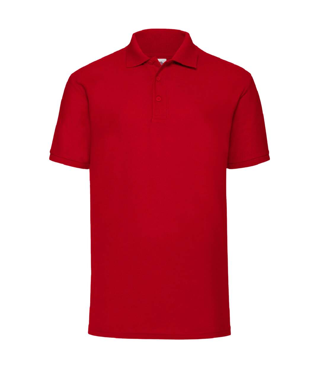 Fruit Of The Loom Mens 65/35 Pique Short Sleeve Polo Shirt (Red)