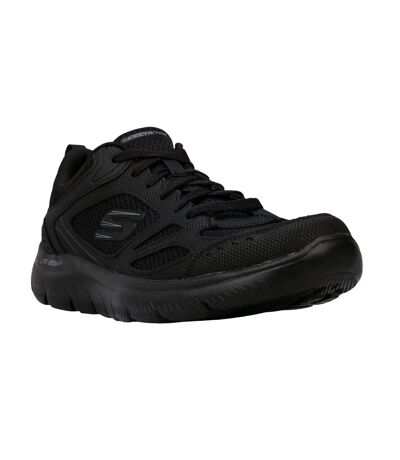 Mens Summits South Rim Trainers Black Skechers