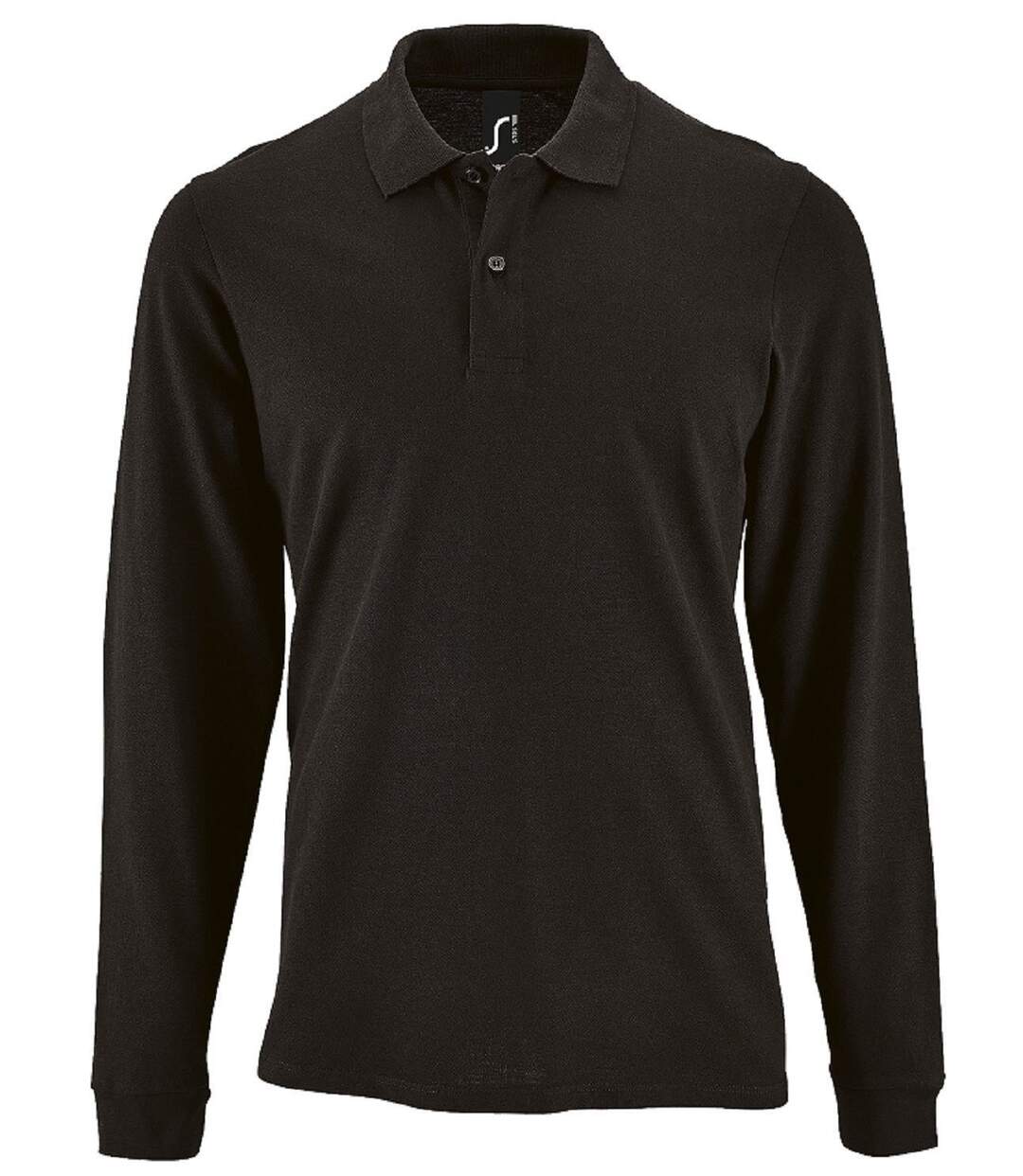 Polos manches longues - Homme - 02087 - noir