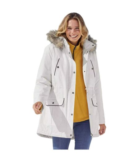 Parka femme blanc cassé Atlas For Women