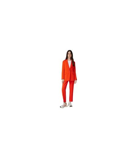 Womens/ladies Tiroko Regular Trousers Bright Orange Boss