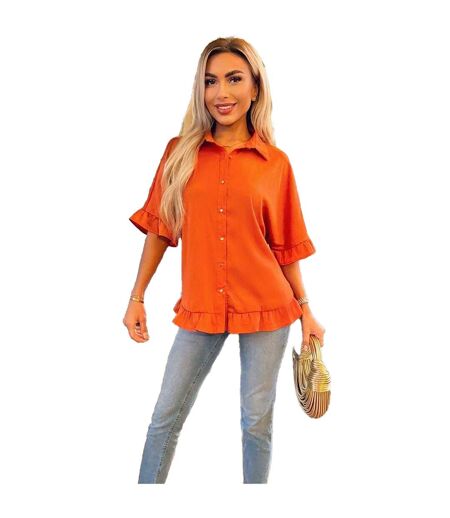 Blouse Femme Orange AX Paris