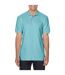 Gildan Mens Premium Cotton Sport Double Pique Polo Shirt (Chalky Mint)